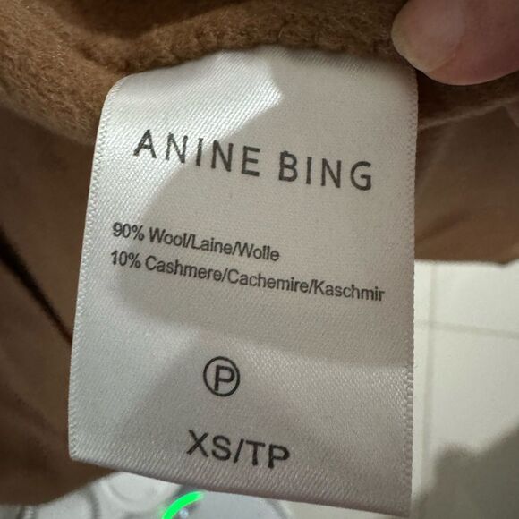 Anine Bing Dylan Wool and Cashmere Coat - Picture 4 of 5